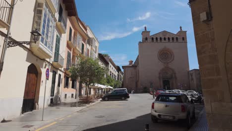 Basilica-de-Sant-Francesc-catholic-church-in-Palma-de-Mallorca,-Spain