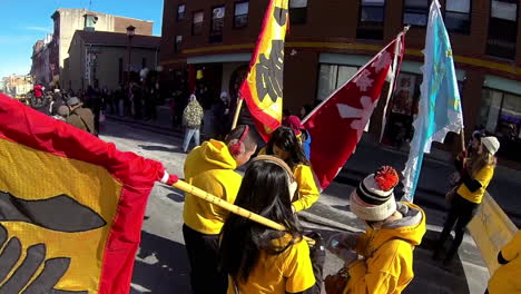 Pancartas-Del-Año-Nuevo-Chino-Ondean-En-Chinatown