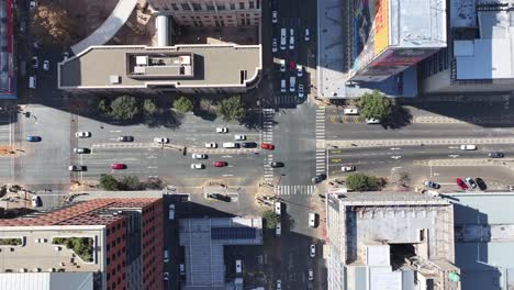 Avenida-De-Johannesburgo-En-Johannesburgo-En-Gauteng,-Sudáfrica