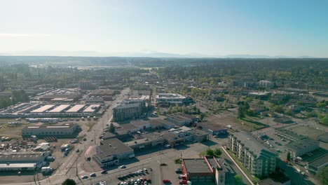 A-shot-of-Langley-City-with-trees-on-background