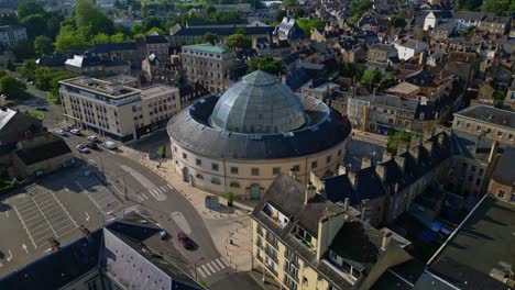 Halle-Au-Blé-Oder-Weizenmarkt,-Alencon,-Orne-In-Der-Normandie,-Frankreich