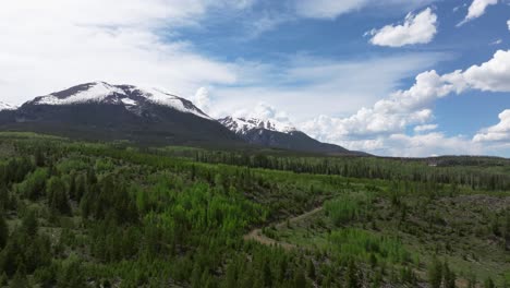 wide-aerial-panning-shot-revealing-mountains-in-the-background