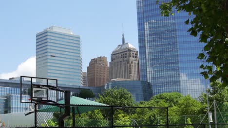 Horizonte-En-La-Ciudad-De-Oklahoma-Durante-El-Día-Soleado