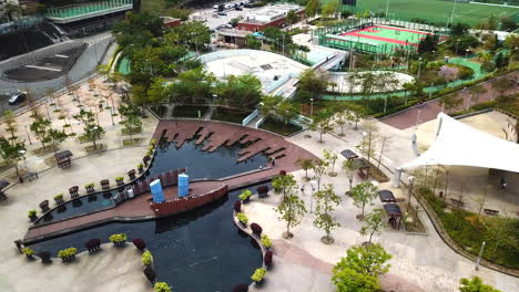 Aerial-in-Big-Recreational-Garden-in-Tsang-Yi-Hong-Kong