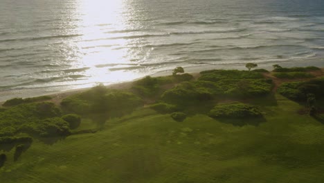 4k-aerial-pan-up-over-Hawaii-at-sunset