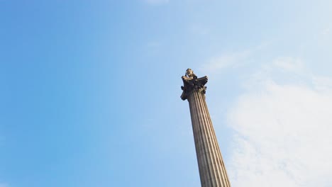 Trafalgar-Square,-London,-England---19-July-2022,-Nelson's-Column-Trafalgar-Square