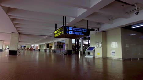 lonely-atmosphere-at-the-airport-departure-terminal-during-the-Covid-19-pandemic