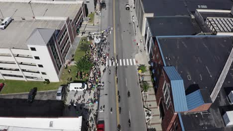 Pack-of-protestors-gathering-at-Roanoke-Virginia-square-for-black-lives-matter