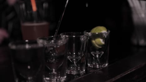 Barkeeper-Schenkt-Shots-An-Der-Bar-Ein