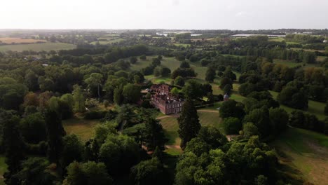 Vereinigtes-Königreich-Kent-Land-Drohnenaufnahmen,-Luftaufnahmen