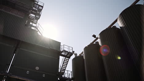 Factory-building-under-clear-sky