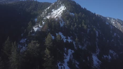 Flying-over-mill-creek-area-outside-of-Salt-Lake-City,-UT