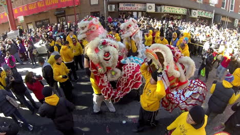 Multitud-Del-Año-Nuevo-Chino-En-La-Calle-10-Del-Barrio-Chino-De-Filadelfia