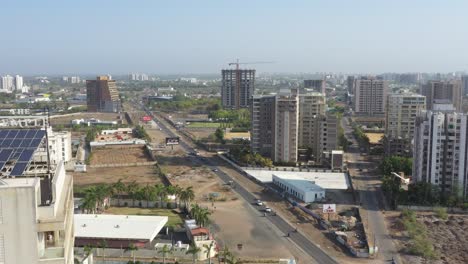 The-drone-camera-is-moving-forward-where-many-buildings-are-visible