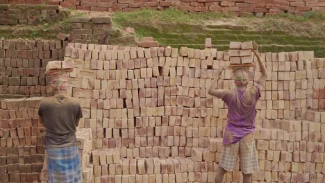 Bricklayers-are-carrying-bricks-on-their-heads