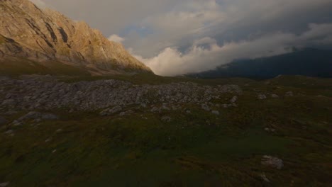 Russland,-Kaukasische-Berge,-Berg-Fisht