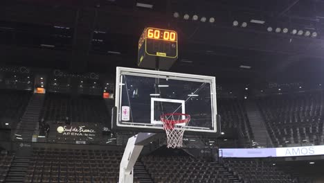 Establishing-shot-of-a-basketball-court-within-the-South-of-France-Arena