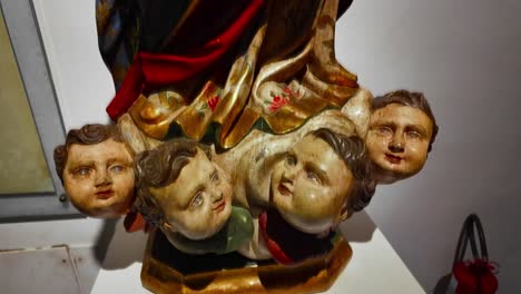 Panorama-De-Nossa-Senhora-Do-Rosário,-Obra-Maestra-Barroca-En-El-Museu-De-Arte-Sacra-Do-Par?