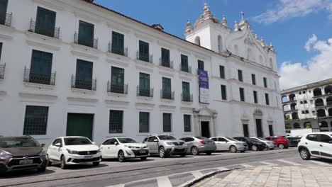 Belém,-Pará,-Brasil:-Panorama-Exterior-De-La-Iglesia-De-Santo-Alexandre