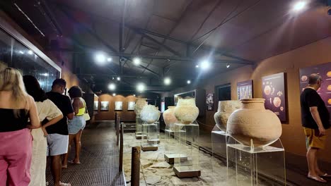 Panorama-Interior-Del-Museo-Forte-Do-Presépio,-Belém