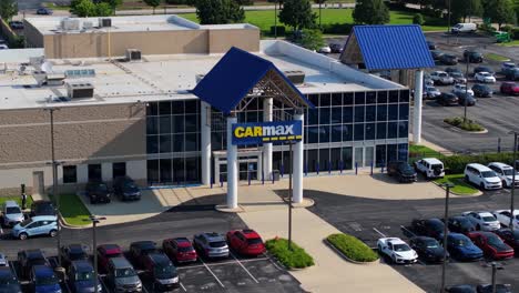 Orbiting-Drone-Shot-Above-CarMax-Retail-Location---Used-Car-Dealership