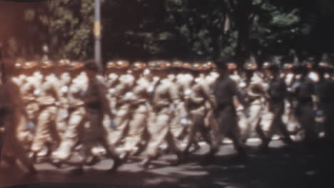 Militärparade-Auf-Dem-Nationalfriedhof-Arlington,-Washington,-D.C.