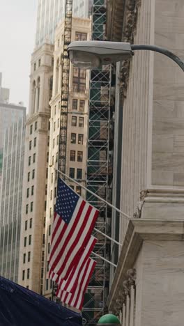 American-flags-in-New-York-Financial-District