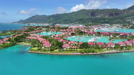 Isla-Edén-En-Victoria,-En-Las-Islas-Seychelles.