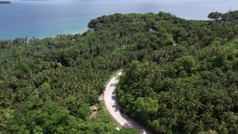 island-road-surrounded-by-palm-trees-shot-on-drone-in-south-east-asia