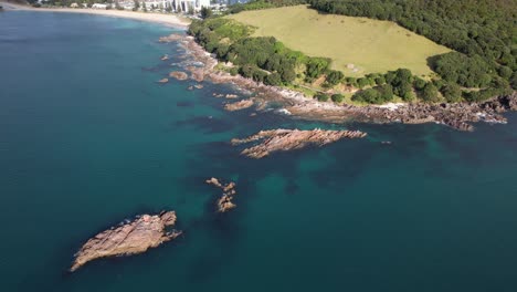 Bay-Of-Plenty-In-Mount-Maunganui,-Tauranga,-New-Zealand---Aerial-Drone-Shot