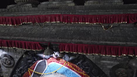 Kala-Bhairav-and-Sweta-Bhairav-in-Kathmandu-Durbar-Square,-Nepal