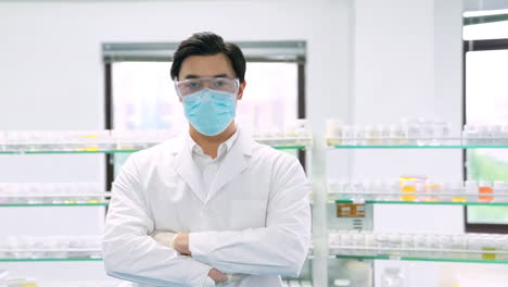 Portrait-of-Scientist-conducting-research-in-lab-setting-with-test-tubes-and-equipment