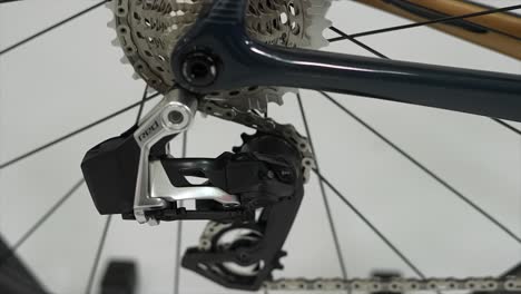 detail-of-modern-road-bicycle,-racing-bicycle,-Derailleur