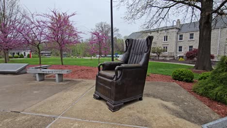 Robert-Pershing-Wadlow-Chair-in-the-Rain-with-Slow-Panning-Shot