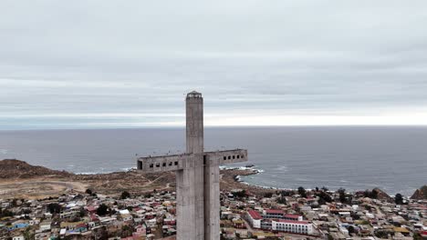 Cross-monument-of-the-third-millennium,-in-the-region-of-Coquimbo,-country-of-Chile