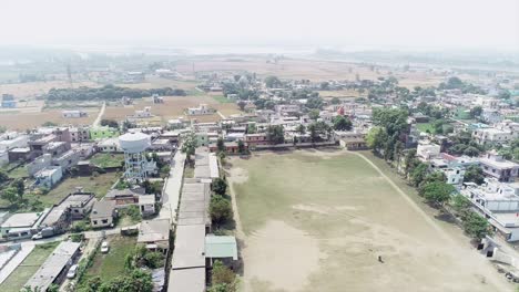 Imágenes-Aéreas-De-La-India-Rural-Para-La-Compra-De-Acciones,-Filmación-Con-Drones-En-Dehradun,-Uttarakhand