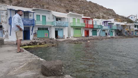 Este-Es-Klima,-Un-Pequeño-Pueblo-En-La-Isla-De-Milos.