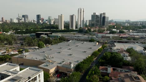 DRONE:-DOLY-IN-OF-BUILDINGS-IN-GUADALAJARA-CITY-IN-MEXICO