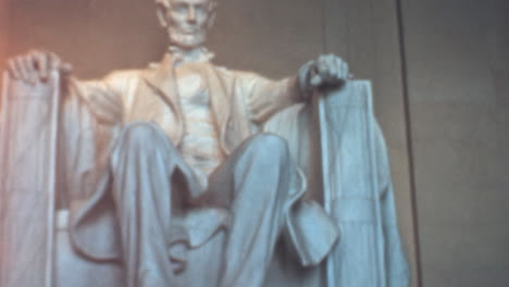 Estatua-De-Mármol-De-Abraham-Lincoln-En-Washington-D.