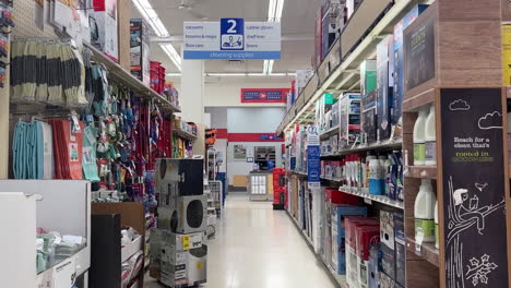 Display-cleaning-supplies-corridor-inside-London-drugs-store-with-4k-resolution