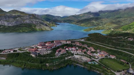 Riano-northern-Spain-province-of-León-,drone,aerial-ascending-shot