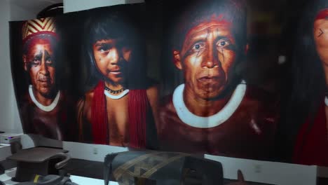 Interior-views-of-the-Pará-State-Museum-exhibition,-offering-a-captivating-glimpse-into-Amazonian-culture