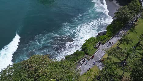 Steps-towards-enlightenment,-traditional-religious-coastal-landmark