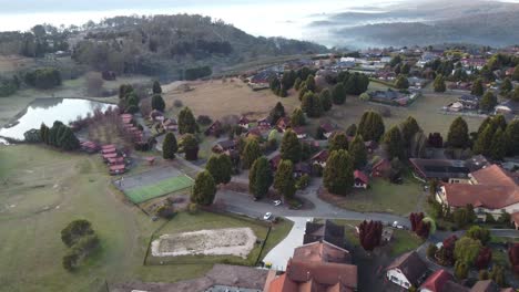 4K-Drone-footage-of-a-Swiss-Style-village-in-Australia