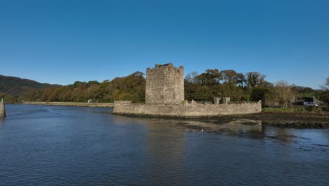 Castillo-De-Aguas-Estrechas,-Condado-De-Down,-Irlanda-Del-Norte,-Noviembre-De-2022