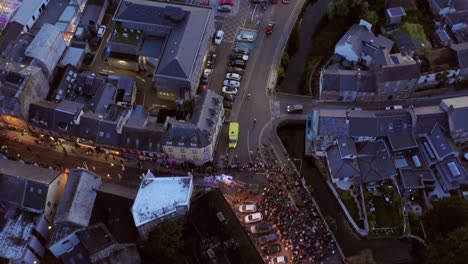 Aerial-tilt-up-from-Pegasus-Parade-to-horizon-during-the-Galway-Arts-Festival