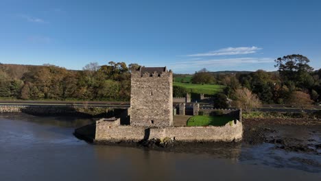 Castillo-De-Aguas-Estrechas,-Condado-De-Down,-Irlanda-Del-Norte,-Noviembre-De-2022