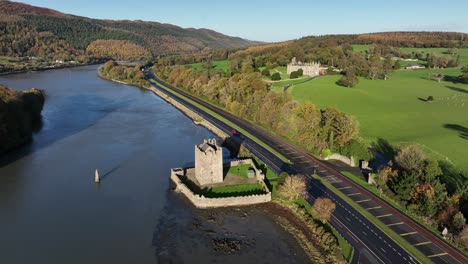 Narrow-Water-Castle,-County-Down,-Northern-Ireland,-November-2022