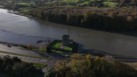 Castillo-De-Aguas-Estrechas,-Condado-De-Down,-Irlanda-Del-Norte,-Noviembre-De-2022