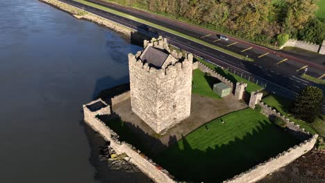 Castillo-De-Aguas-Estrechas,-Condado-De-Down,-Irlanda-Del-Norte,-Noviembre-De-2022